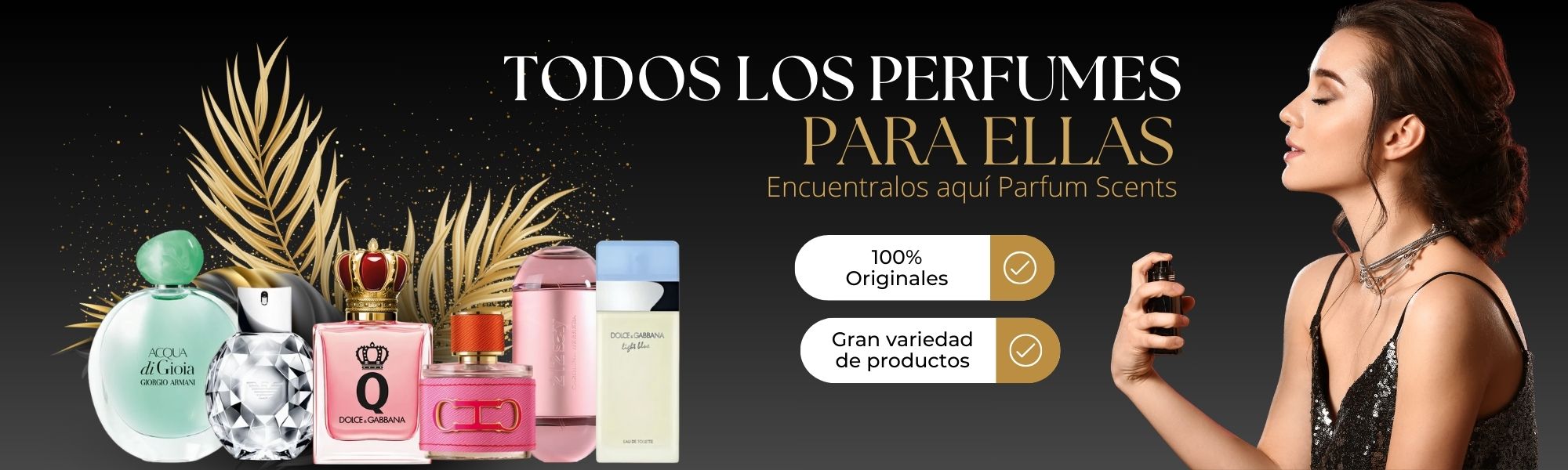 Black Gold Glitter Luxury New Cosmetic Product Banner